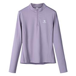 骆驼运动速干衣女秋冬季立领长袖T恤瑜伽训练服跑步健身上衣男