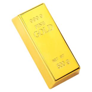 创意仿真金条金砖门档阻摆件旺财大号镀金金块道具招财家居装饰品
