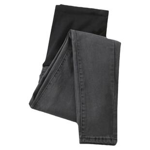 孕妇小脚牛仔裤春秋冬加厚加绒时尚外穿灰黑色显瘦紧身打底长裤子