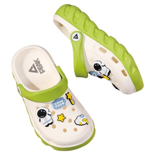 匹克洞洞鞋男童儿童拖鞋夏季新款凉鞋防滑凉拖外穿轻便男孩沙滩鞋