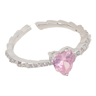 三福甜心系列戒指单只 气质小众指环首饰817747(金银混发)