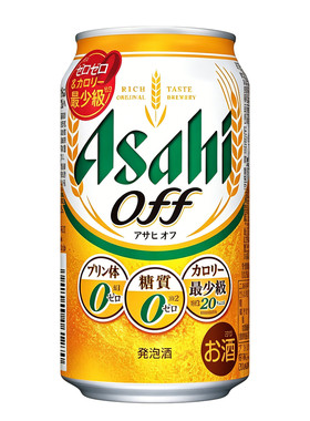 日本进口Asahi朝日极乐off绿标啤酒发泡酒0糖低卡清爽无负担啤酒