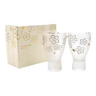 日本进口aderia石冢硝子雪花磨砂玻璃威士忌杯手工水杯啤酒杯套装