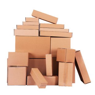 快递包装纸箱定做批发 淘宝打包纸盒子定制订制订做彩色logo印刷