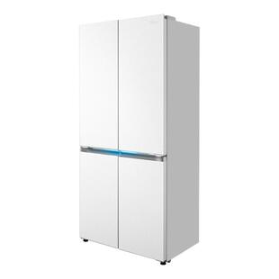 美的熊墩墩603升冰箱十字门超薄零嵌入式双系统无霜家用一级能效