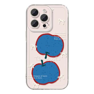 适用苹果18手机壳女款iphone17pro保护套13mini全包14防摔11/12/xs软外壳7plus硅胶8透明15好看16苹果max蓝色