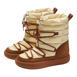 NormanWalsh丨ERNEST系列 加厚保暖雪地靴防滑防泼水月亮靴登月靴