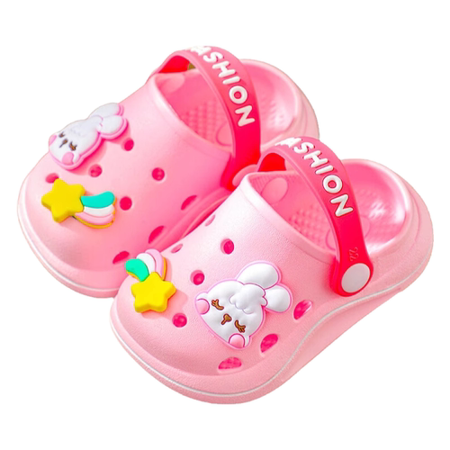 儿童包头拖鞋夏1-8岁9男女童室内外洞洞鞋小孩宝宝可爱防滑凉拖鞋