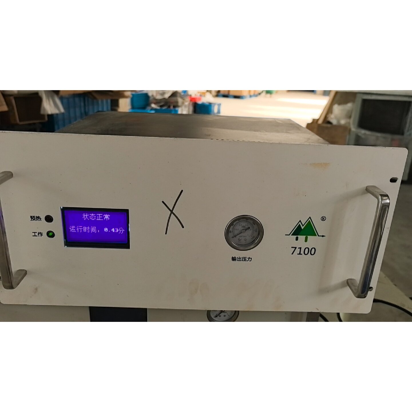 7100型号氢气发生器工业级带压力表显示机器成色正常议价