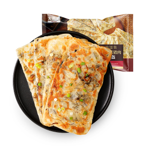 大希地梅干菜猪肉锅盔手抓饼早餐空气炸锅半成品面饼皮特色速食品