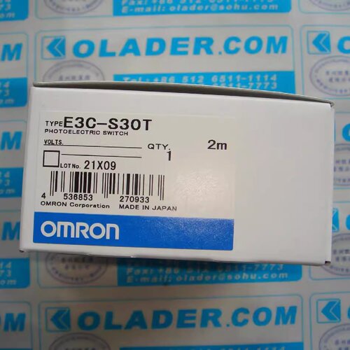 议价OMRON欧姆龙 接近传感器 E3C-S30T 2M 原装正品
