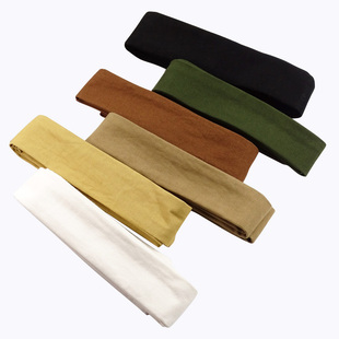 百搭纯色西装面料腰带布条 简约时尚收腰蝴蝶结腰带绑条布条