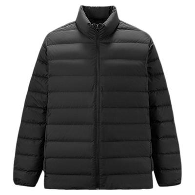 森马轻薄内胆防泼水外套羽绒服男