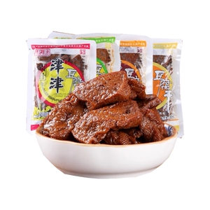 津津卤汁豆腐干素肉豆干苏州特产老字号豆制品小吃零食品90g袋装