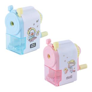 贝发削笔机削笔器卷笔刀学生转笔刀铅笔刀儿童铅笔削笔钻笔刀彩铅刨笔机文具手动美术刨笔机简约卡通卷笔器