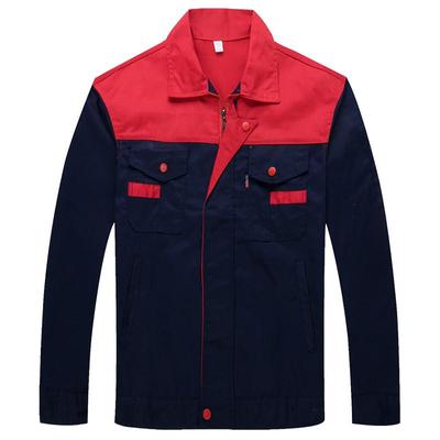 长袖工作服套装男春秋加厚上衣