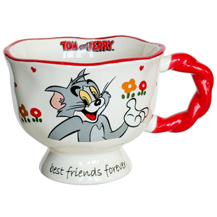 猫和老鼠联名马克杯陶瓷水杯生日礼物家用2025新款卡通可爱咖啡杯