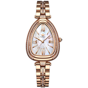 瑞士认证品牌进口机芯新款轻奢小众潮流女表钢带女款防水夜光十大