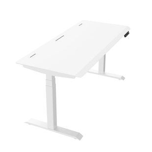 Air Life ENF级电动升降桌电竞桌电脑桌可升降书桌双电机三节白