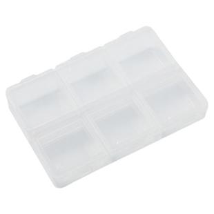 透明塑料米珠圆珠子收纳盒 不跳格多格装串珠散珠饰品手工diy材料