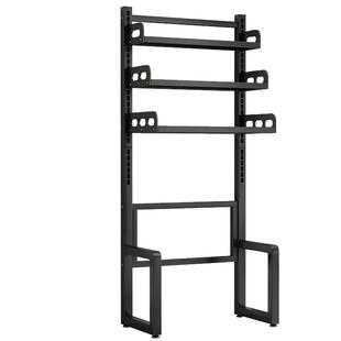 可调节洗衣机冰柜置物架消毒柜扫地机上方储物架落地多层家用收纳