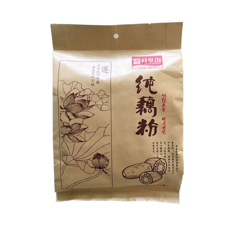 买一送一月皇山纯藕粉羹农家手工即食健康营养早餐品320g
