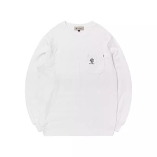 2324GAFH韩国滑雪卫衣圆领户外运动长款圆领打底衫儿白色黑色粉色