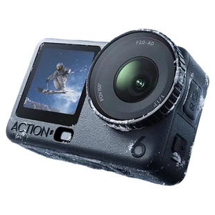 卓尔适用大疆Action6滤镜DJI action5PRO/4 CPL偏振镜黑柔nd滤镜ND8/16/32减光镜镜头增广UV新款运动相机配件