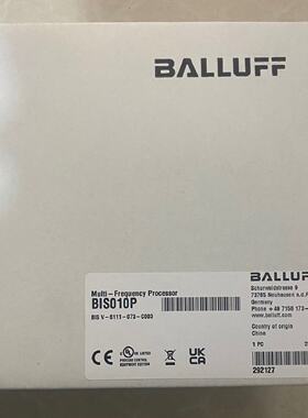 询价-【】BALLUFF巴鲁夫多频率处理器BIS010P