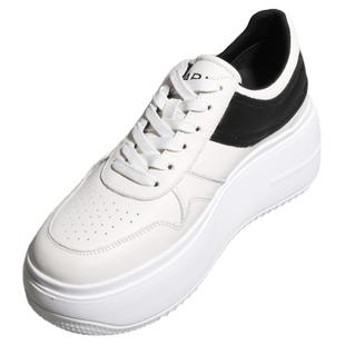 时尚爆款台湾版松糕高鞋牛胎皮舒服不重软鞋底休闲鞋小白鞋女鞋