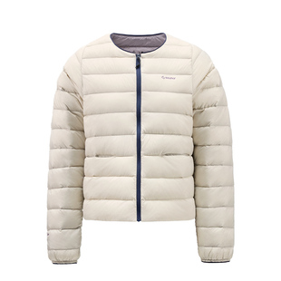 君羽鹅绒服女短款2025秋冬新款轻薄排骨服鹅绒服内胆女外套62136