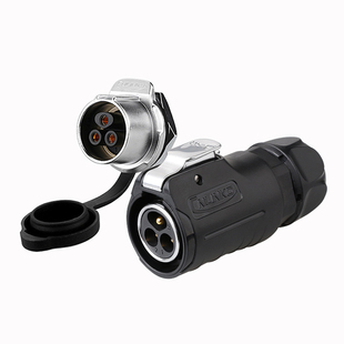 Cnlinko工业防水航空插头3芯4芯12孔凌科LP20带隔栏公母座连接器