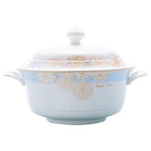 美好时光单品景德镇陶瓷碗碟家用欧式金边轻奢中式餐具套装碗盘筷
