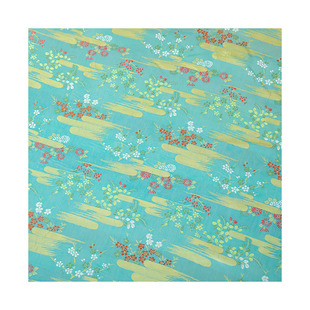 宝花奔鹿中国风仿宋锦新中式面料提花纹汉服马甲布料