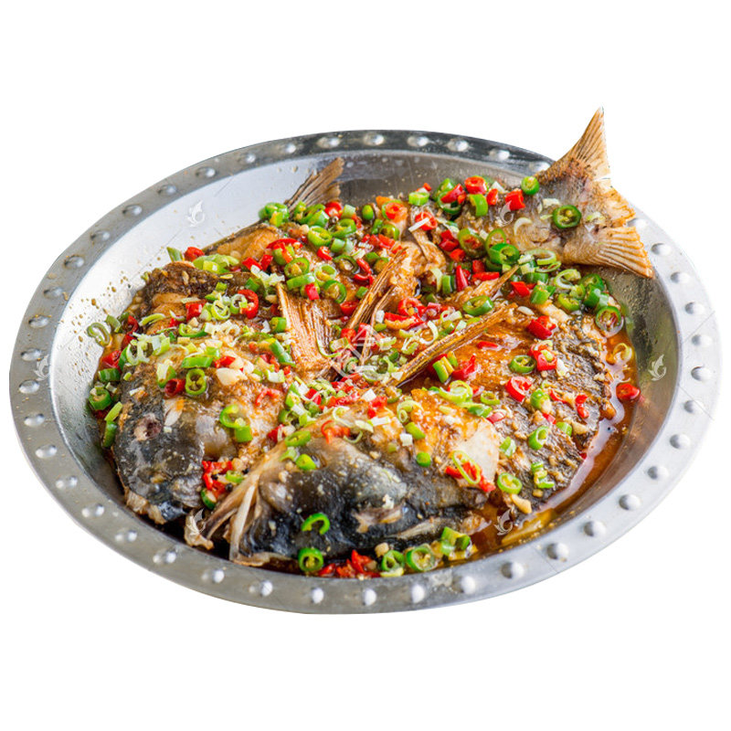 臭鲢鱼鲢鳙净膛腌制半成品食材