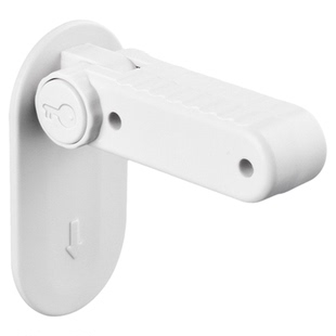 防开门卡扣锁扣防止猫咪宠物扒门神器小孩反锁儿童房门把手安全锁