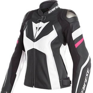 DAINESE/丹尼斯AVRO 4女士皮衣牛皮摩托车骑行服冬季保暖防护夹克