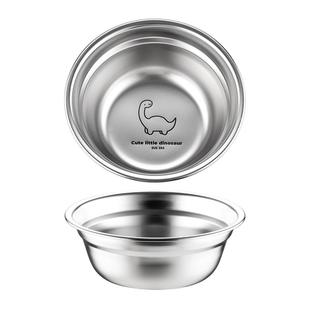 onlycook儿童碗食品级304不锈钢宝宝吃饭小碗辅食餐盘餐具小汤碗