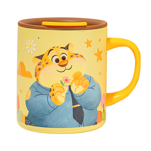 迪士尼疯狂动物城豹警官周边保温马克杯儿童水杯子生日礼物男女生