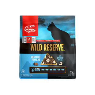 【重磅新品】Orijen原始猎食渴望甜虾8种鱼整颗甜虾冻干双拼猫粮
