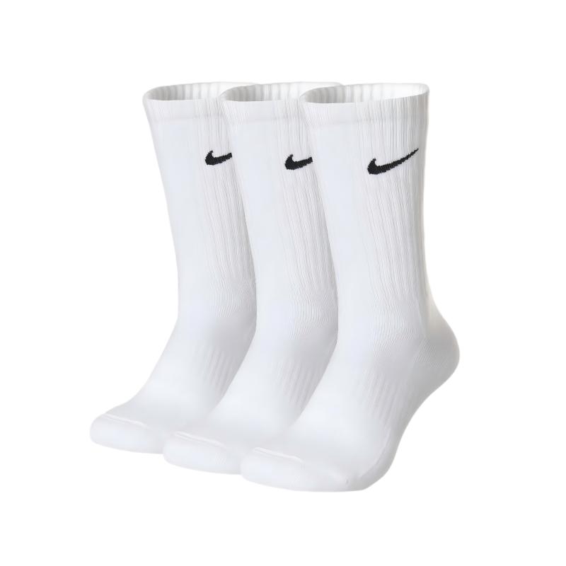 Nike/耐克 3Brand休闲健身训练舒适高弹透气中筒袜子 3双装