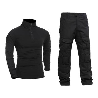 纯色黑色战术下场周末战士g2套装