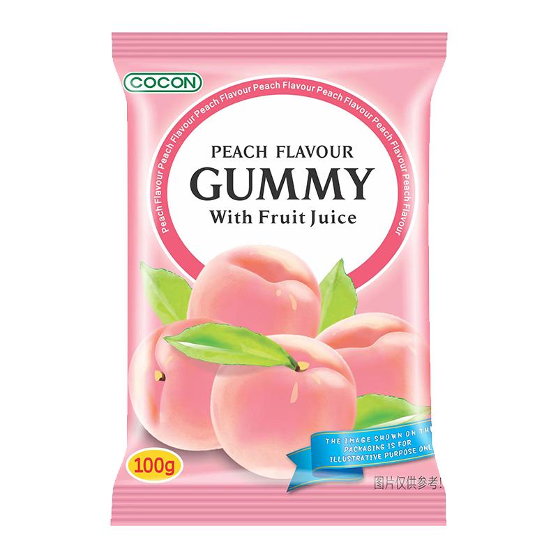 可康牌白桃味水果软糖婚庆喜糖
