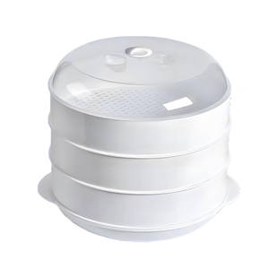 微波炉蒸笼蒸盒热馒头大号多层容器蒸米饭的碗多功能加热专用器皿