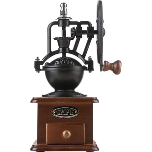 手摇磨豆机咖啡豆研磨器手磨咖啡机家用复古磨豆器小型磨粉机器具