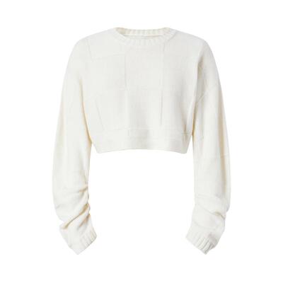 羊毛香蕉袖截短式套头毛衫尹默