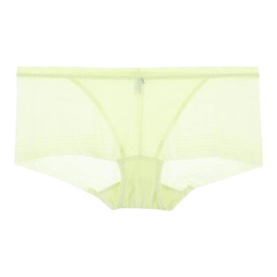 小平角透气网纱内裤女