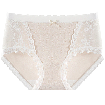 法式纯欲蕾丝内裤女士纯棉抗菌款