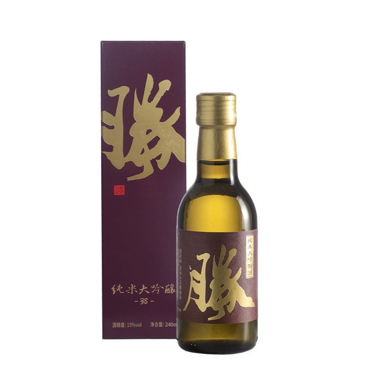 德胜清纯米大吟酿38清韵东方红240ml国产清酒三割八分15度 送礼
