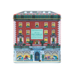 FortnumMason福南梅森曲奇英国零食皮卡迪利饼干音乐盒300g